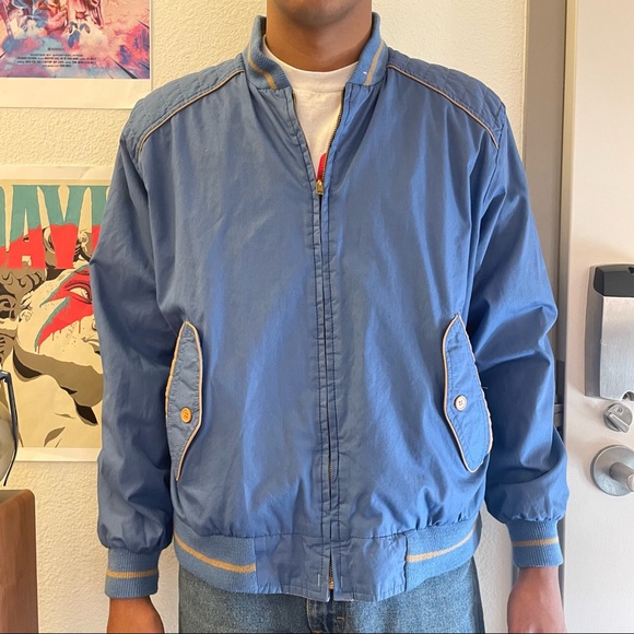 Vintage reversible bomber jacket - Picture 1 of 5